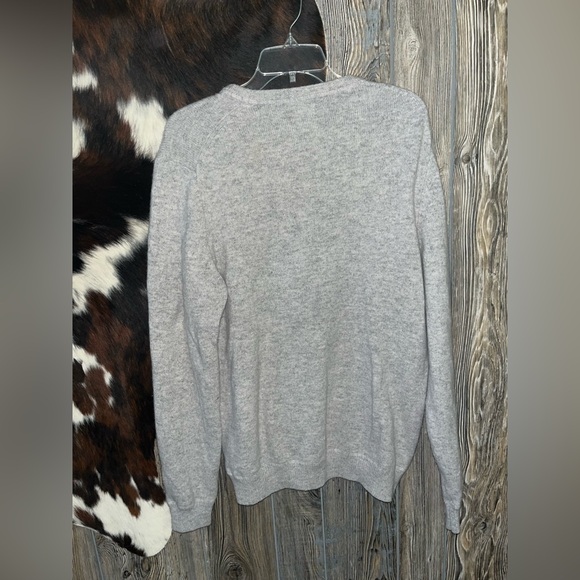 Vintage Refectory gray crewneck lambs wool pullover sweatshirt - Picture 4 of 5